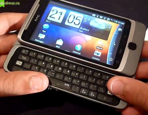 Обзор HTC Desire Z - клавиатура