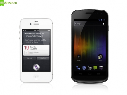 Samsung Galaxy Nexus и iPhone 4s