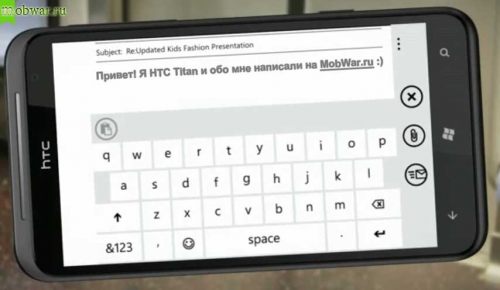 Обзор HTC Titan – технические характеристики